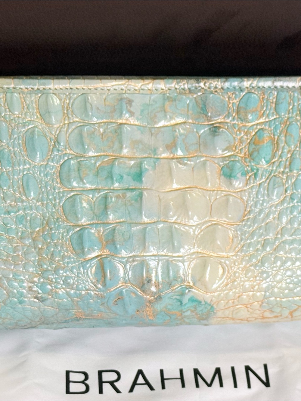 Brahmin Kayla Serendipity Melbourne Leather Wristlet - Picture 2 of 8